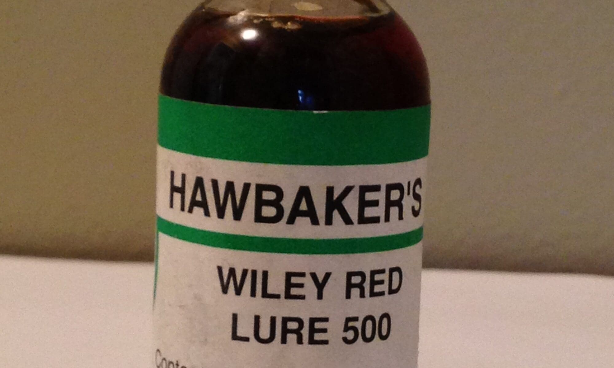Hawbaker's Wiley Red Lure 500 (1 oz.)