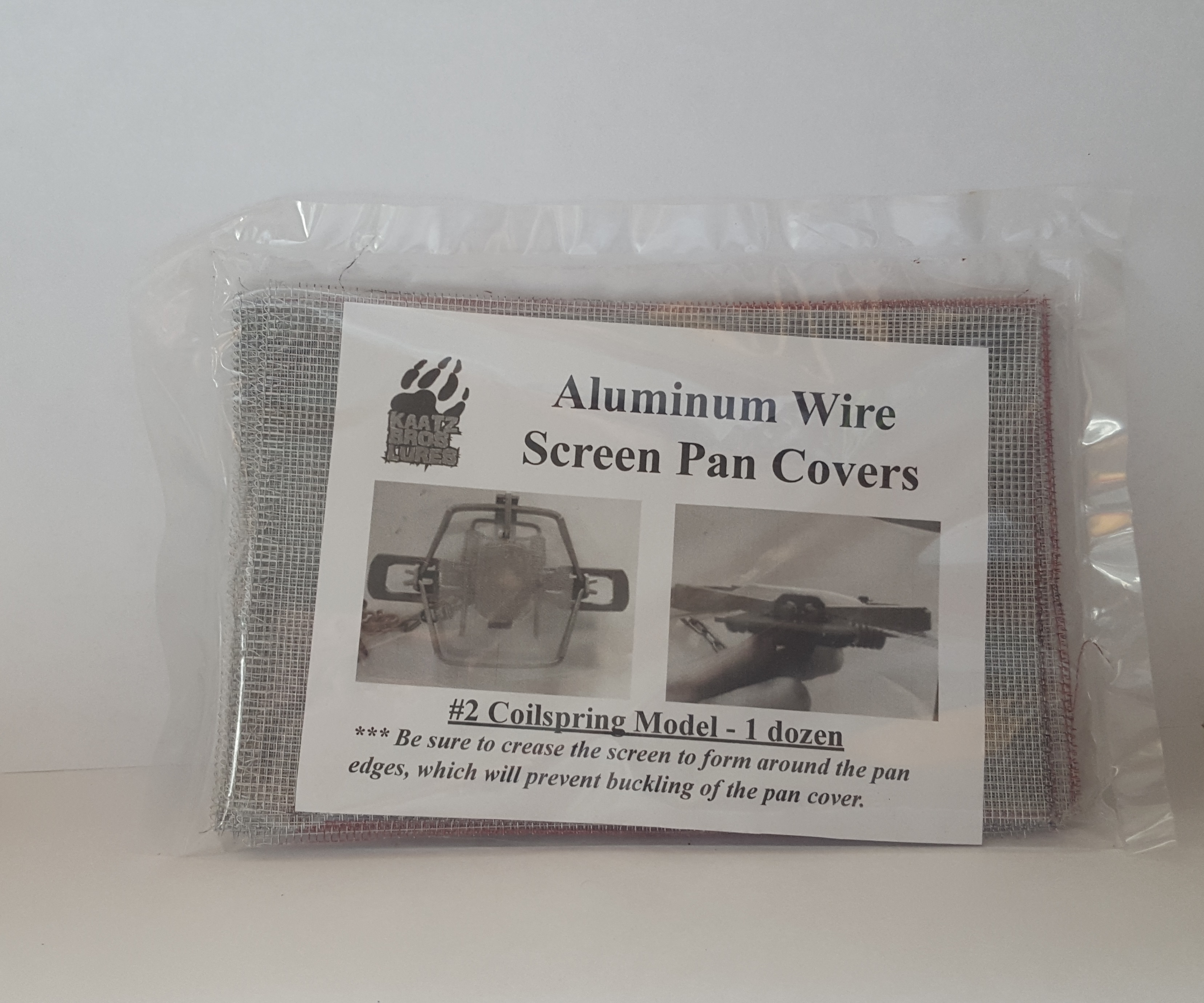Aluminum Wire Screen Pan Covers Cover Trap Traps Trapping Screens #2 5 dozen 