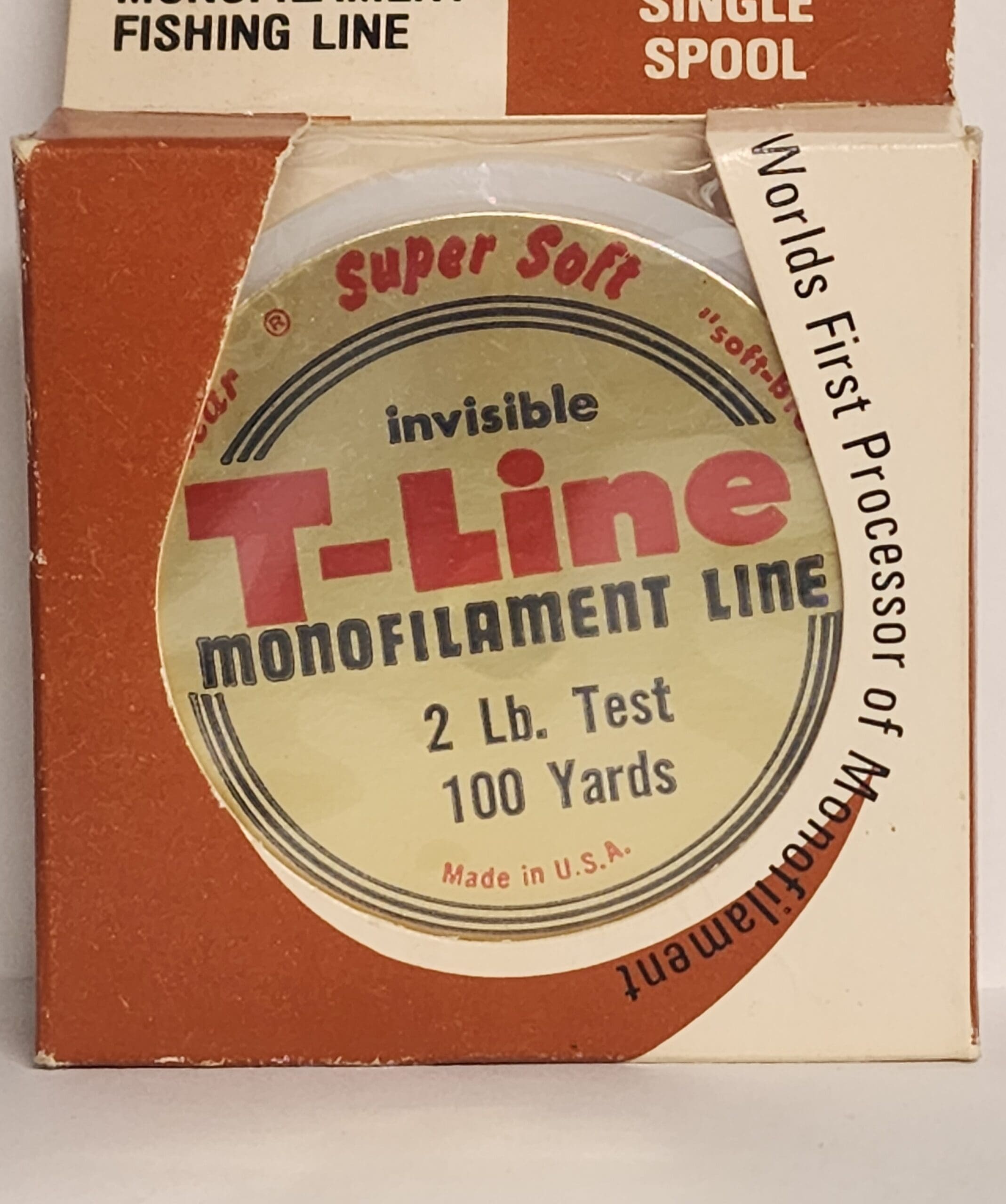 T-Line Monofilament Line 2 lb. Test 100 Yards