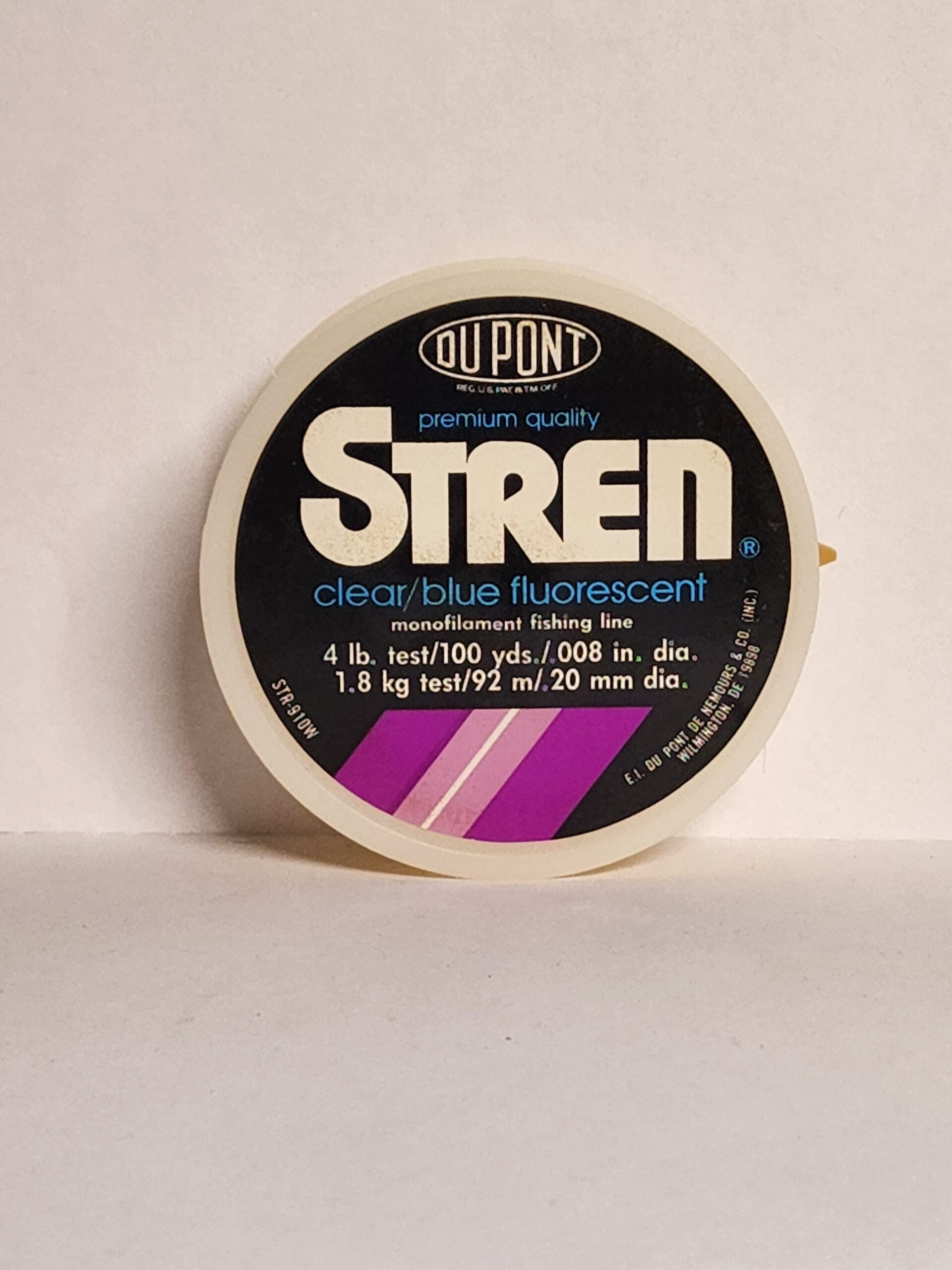 Stren Clear/Blue Fluorescent Monofilament Fishing Line 4 lb. 100 Yards
