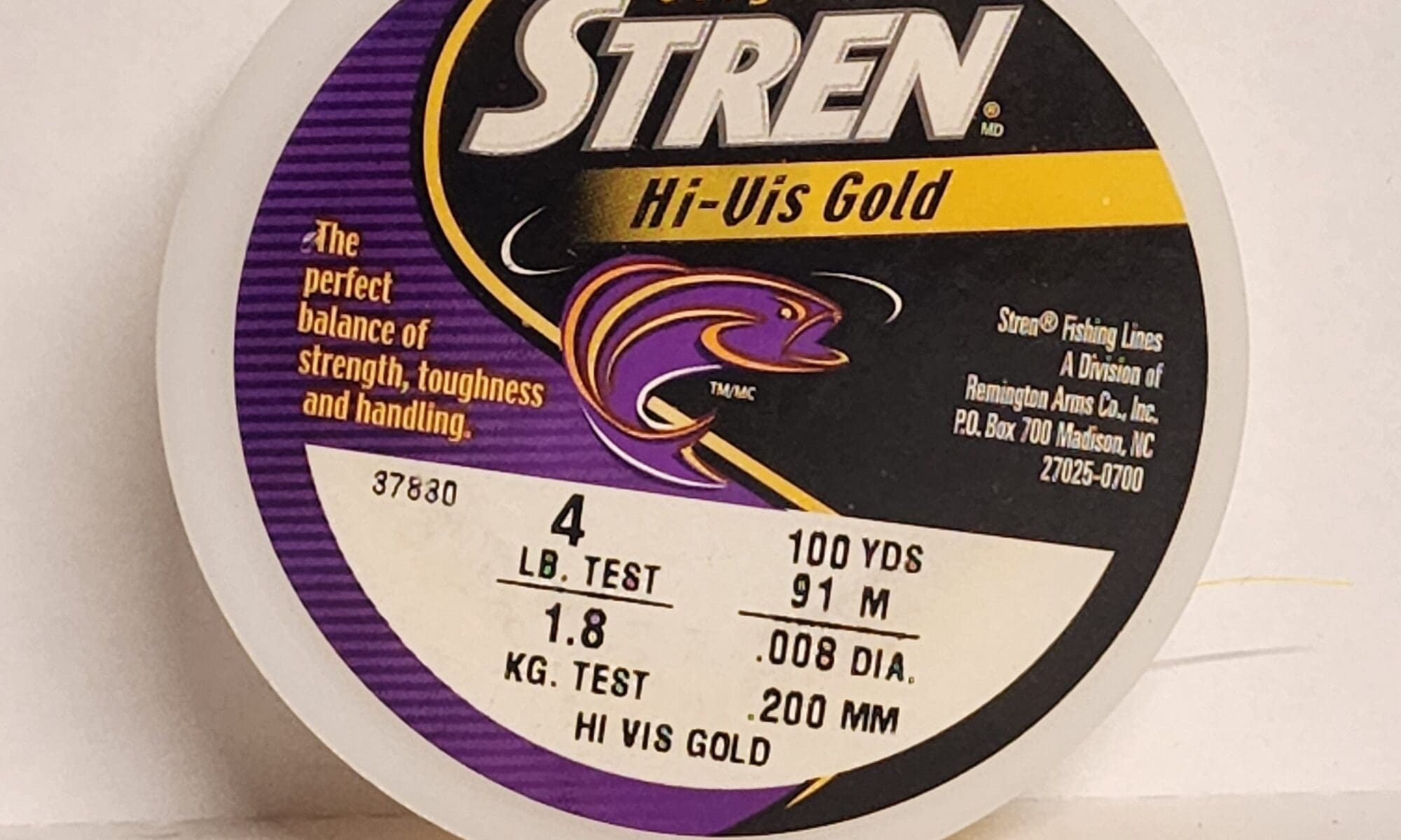 Stren Original Mono Fishing Line Hi-Vis Gold 4 lb. 100 Yards