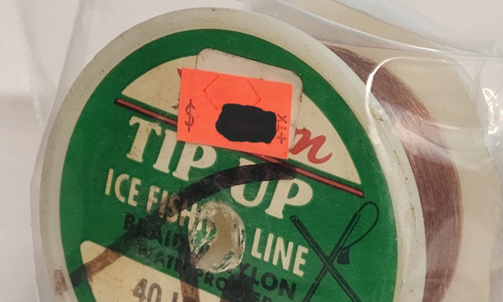 Mason Tip-Up Ice Fishing Line, Braided Nylon 40 lb. 50 Yards