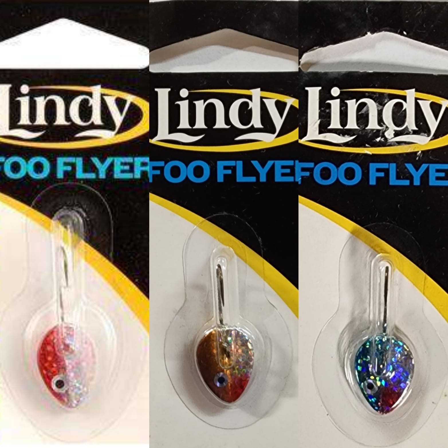 Lindy Foo Flyer Ice Fishing Jigs - 1/8