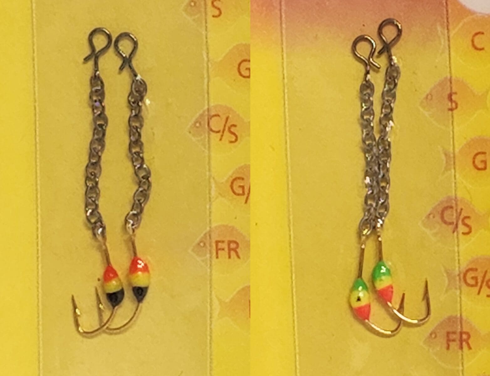 Nils Master Hali Glow Bead Chain Hooks - 2 Pack