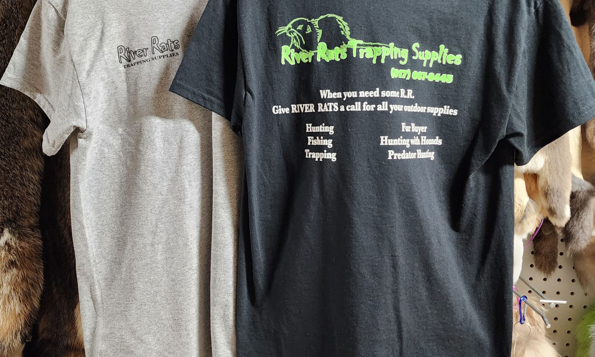 River Rats Trapping Supplies T-Shirts