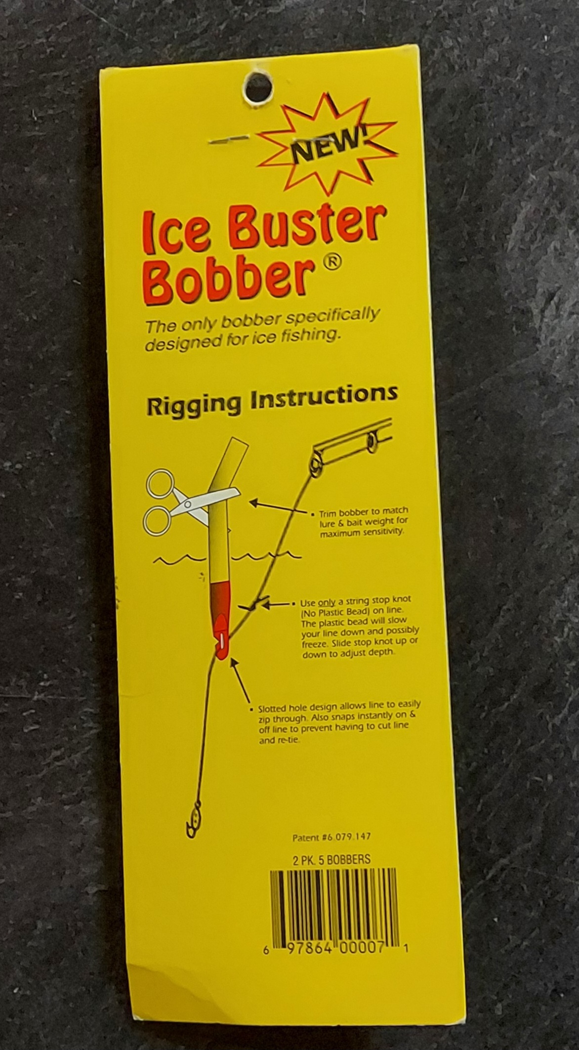 Ice Buster Bobber  River Rats Trapping Supplies